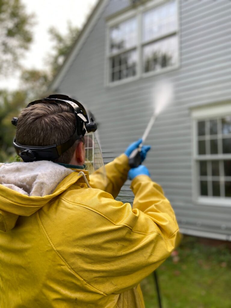 pressure-washing